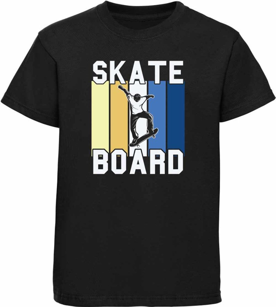 Kids Skater T-Shirt Jumping Skater with Skateboard